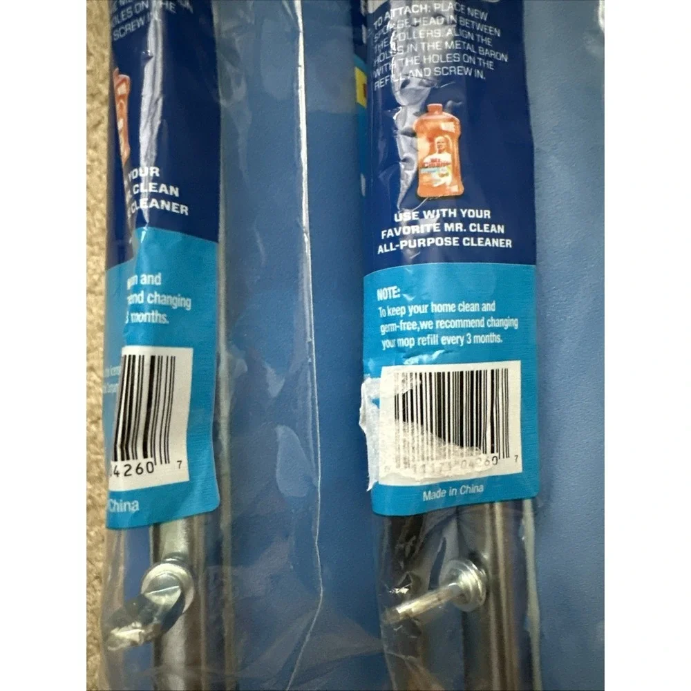 Mr. Clean ROLLER Mop Refill Durable Sponge Head Brand New Free Shipping